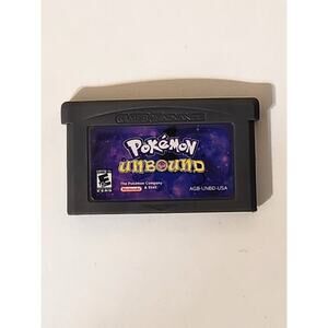 Nintendo Gameboy Advance GBA Pokemon Unbound US Version Excellent Condition!